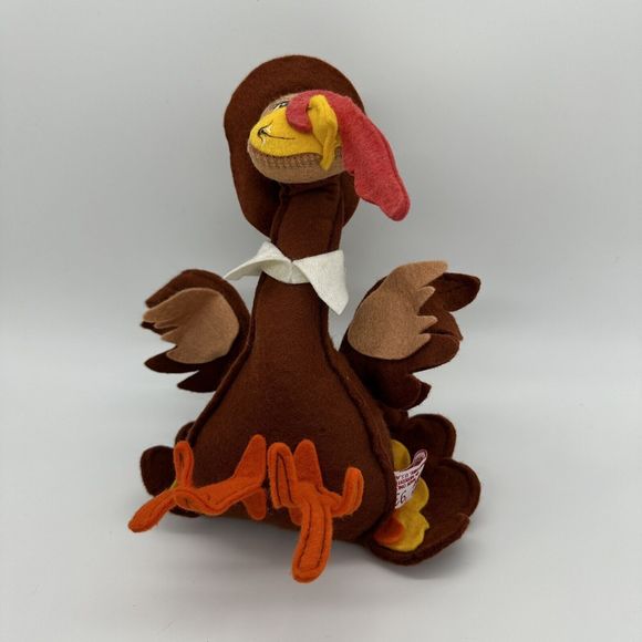 Vintage Annalee 8" Fall/Thanksgiving Pilgrim TURKEY Doll 1993 - Picture 1 of 5